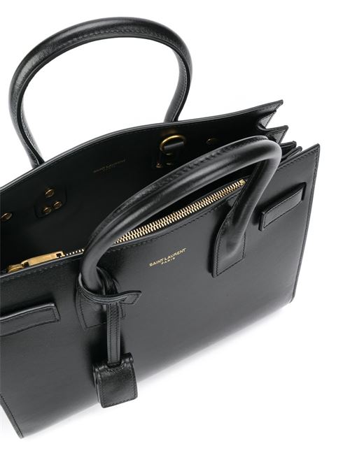 Sac de jour piccola in pelle martellata Saint Laurent | 42186302G9W1000